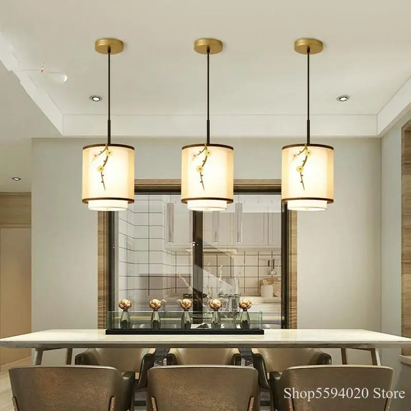suspension zen en cuivre pour décoration intérieure moderne - vue 5 sur 12
