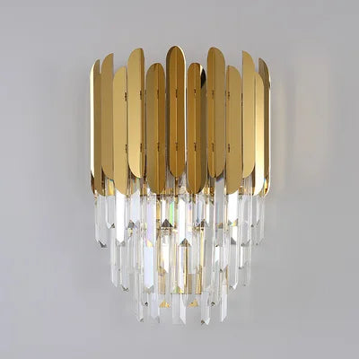applique murale en cristal moderne design lumineux et élégant - vue 4 sur 6