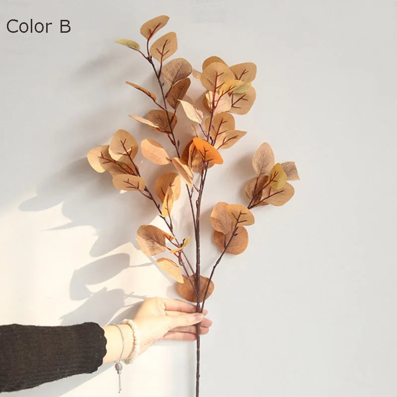 branche d eucalyptus artificielle feuillage décoratif rétro et élégant - vue 3 sur 10