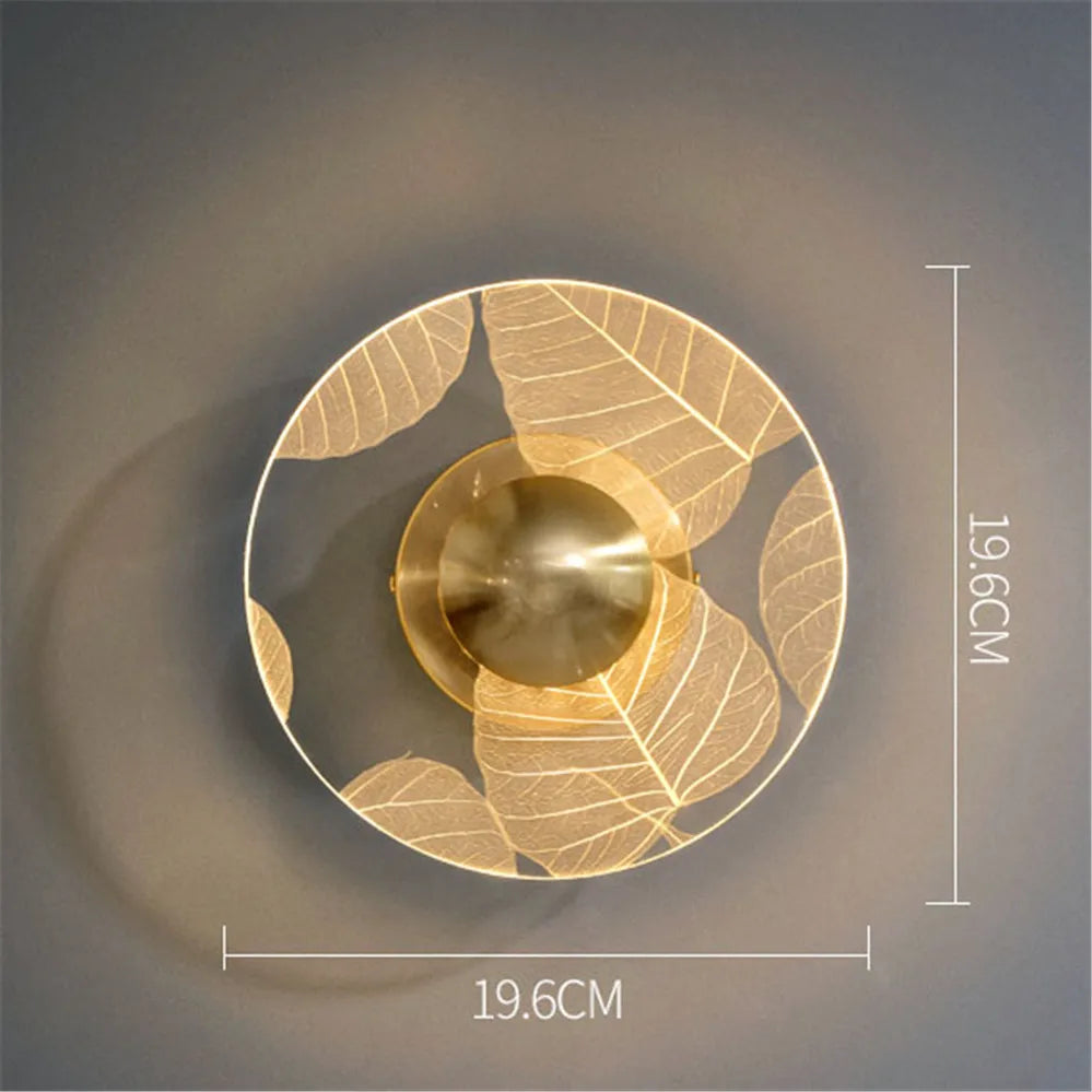 applique murale led moderne à fleurs interchangeables pour décoration intérieure - vue 9 sur 9