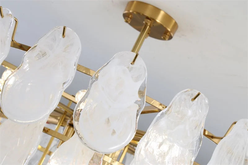 lustre en verre de luxe pour éclairage créatif et décoratif - vue 6 sur 14