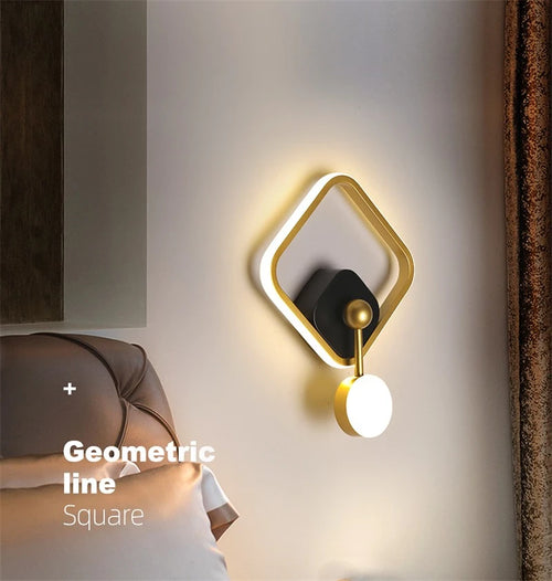 applique murale à led pour un éclairage moderne intérieur - vue 6 sur 8