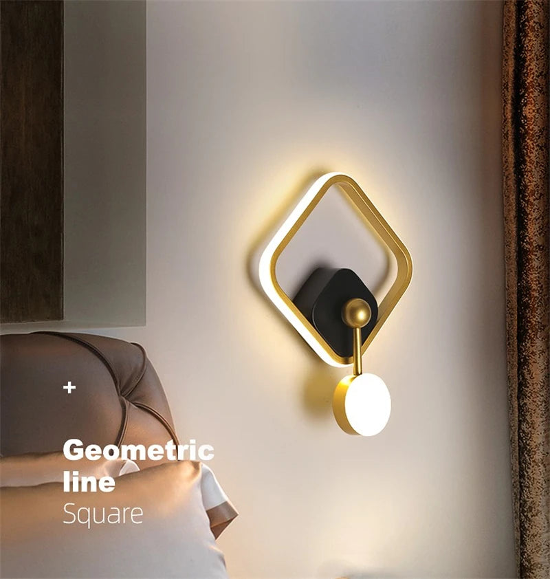 applique murale à led pour un éclairage moderne intérieur - vue 6 sur 8