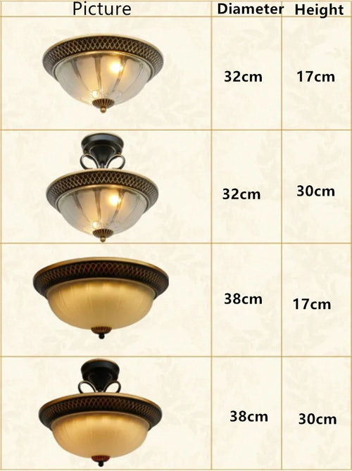 plafonnier led vintage design pour intérieur moderne et élégant - vue 5 sur 10