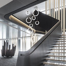 lustre à led moderne en acrylique pour décoration luxe
