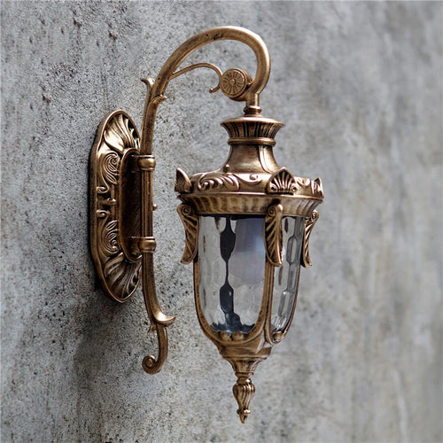 applique murale extérieure européenne style américain rétro étanche - vue 8 sur 8