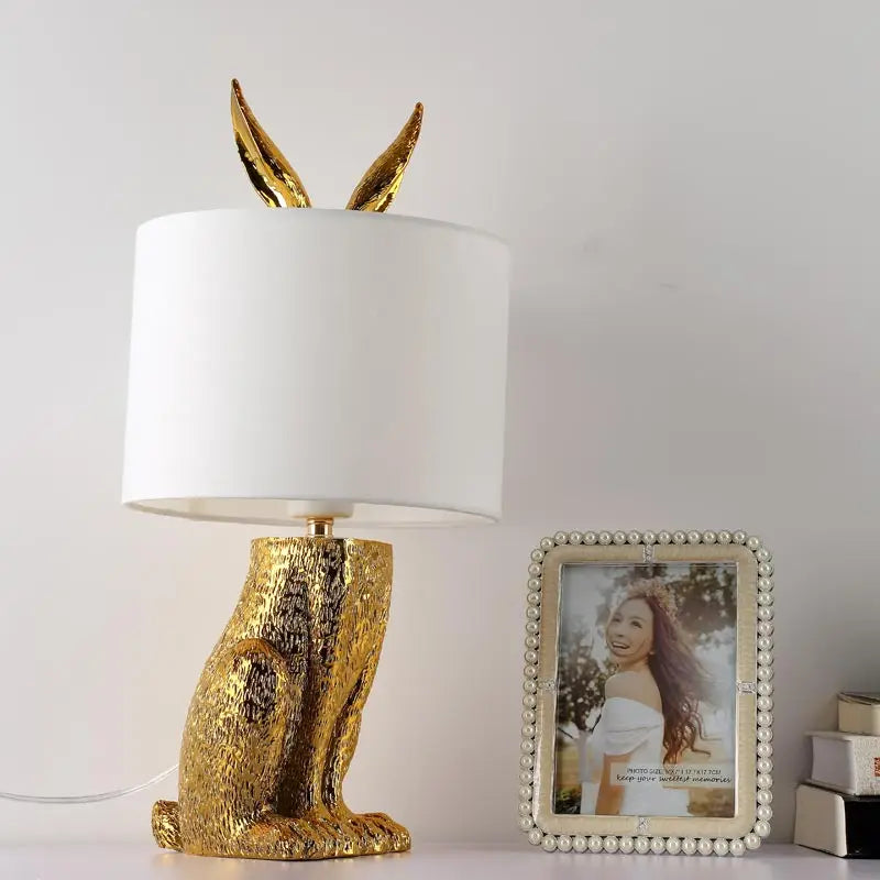 lampe à poser moderne en forme de lapin pour éclairage intérieur - vue 2 sur 8