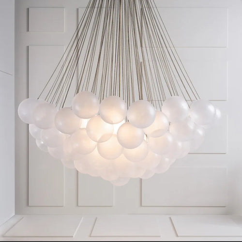 suspension en verre au design nordique pour décoration intérieure élégante - vue 3 sur 9