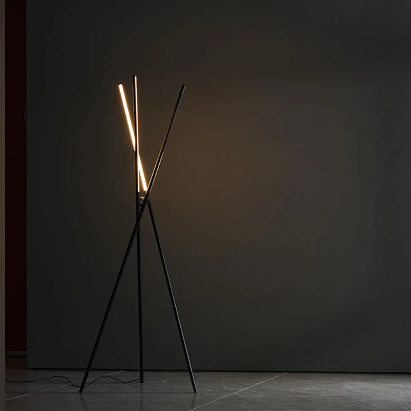 lampadaire nordique moderne design led pour décoration intérieure - vue 5 sur 7