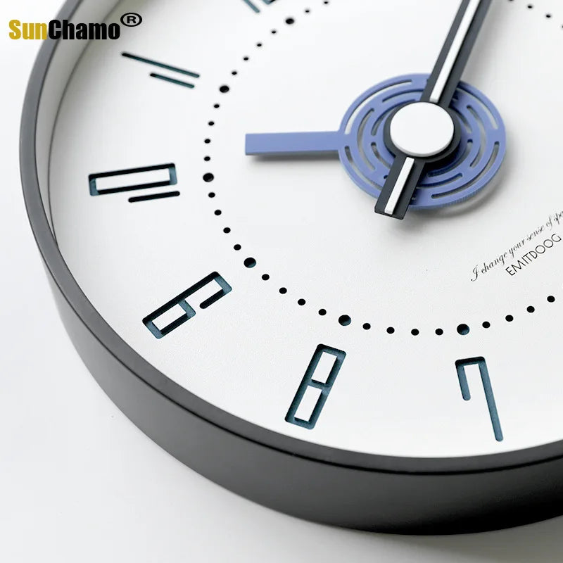 horloge murale créative à quartz silencieuse pour intérieur - vue 4 sur 10