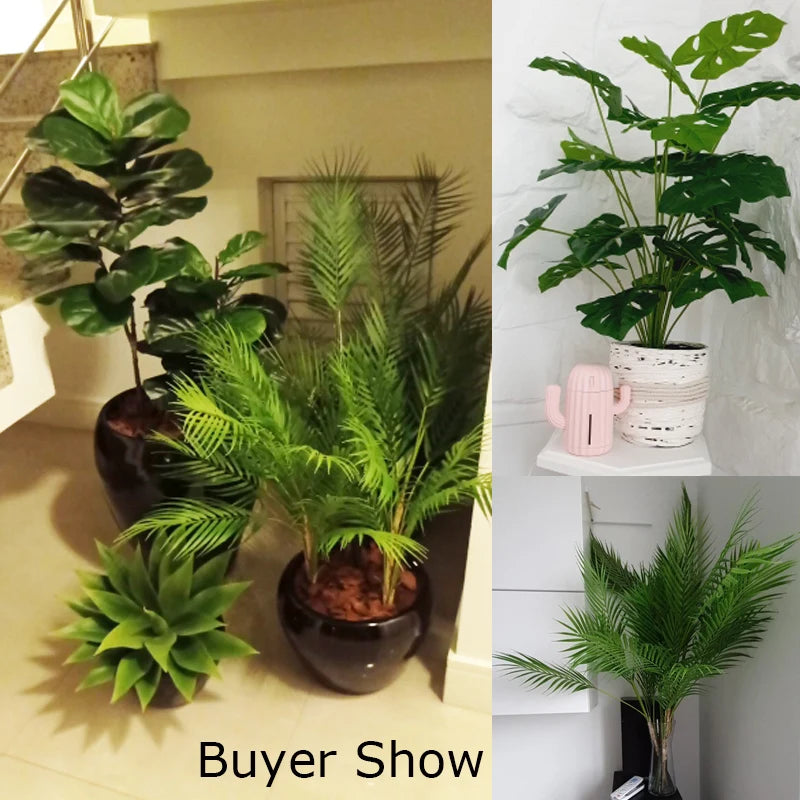 grande plante tropicale artificielle pour décoration intérieure et extérieure - vue 6 sur 11