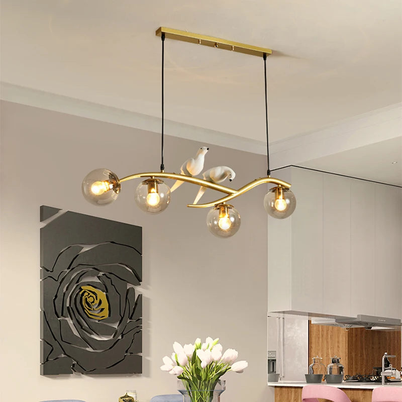 suspension design moderne forme oiseau scandinave décoratif winfordo - vue 3 sur 18
