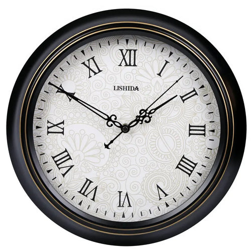 horloge murale silencieuse rétro style shabby chic décoration intérieure - vue 15 sur 24