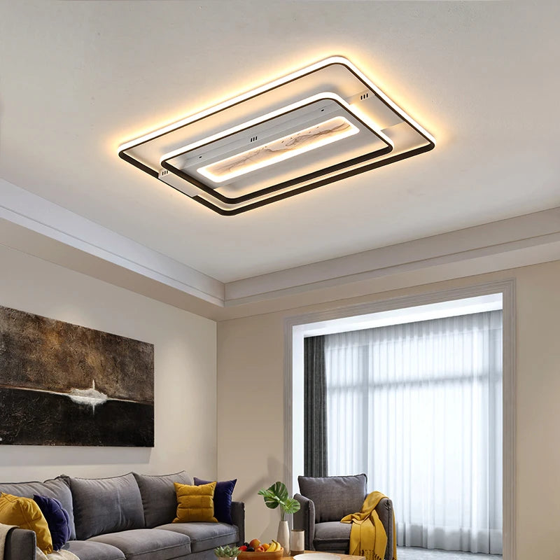 plafonniers led modernes créatifs pour éclairage intérieur - vue 4 sur 14