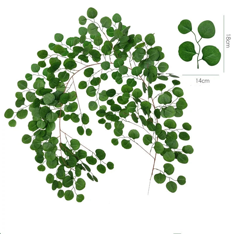 guirlande d'eucalyptus artificiel pour décoration de mariage et table - vue 15 sur 23