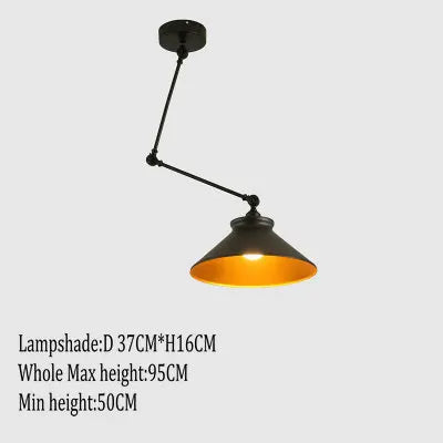 suspension nordique pliable en aluminium avec bras long led - vue 14 sur 17