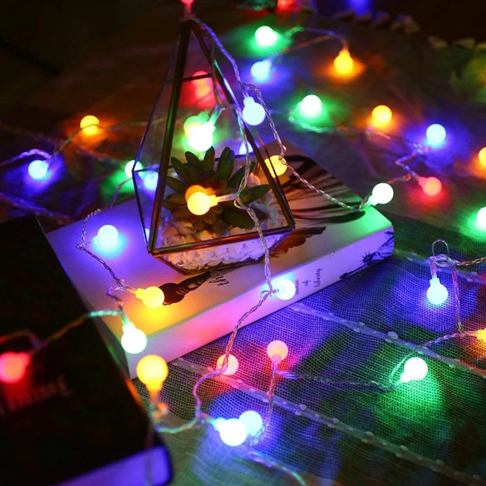 guirlande lumineuse à led pour décorations de Noël et mariage - vue 2 sur 9