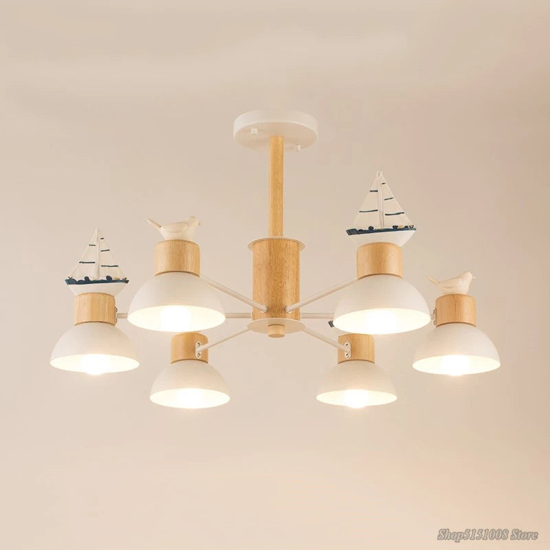 lustre nordique oiseau led simple moderne mini décor éclairage