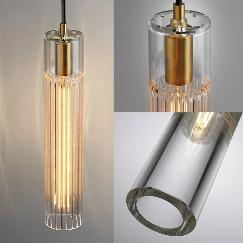 luminaires suspendus en cristal de luxe modèle styliste led - vue 4 sur 9