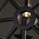 lustre sphère style industriel vintage en fer forgé