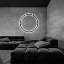 applique murale à led en forme d'anneau pour décoration moderne