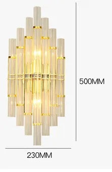 applique murale moderne led en cristal design élégant pour intérieur - vue 23 sur 23