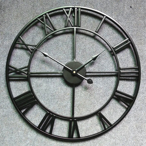 horloge murale design moderne en métal style 3D - vue 4 sur 10