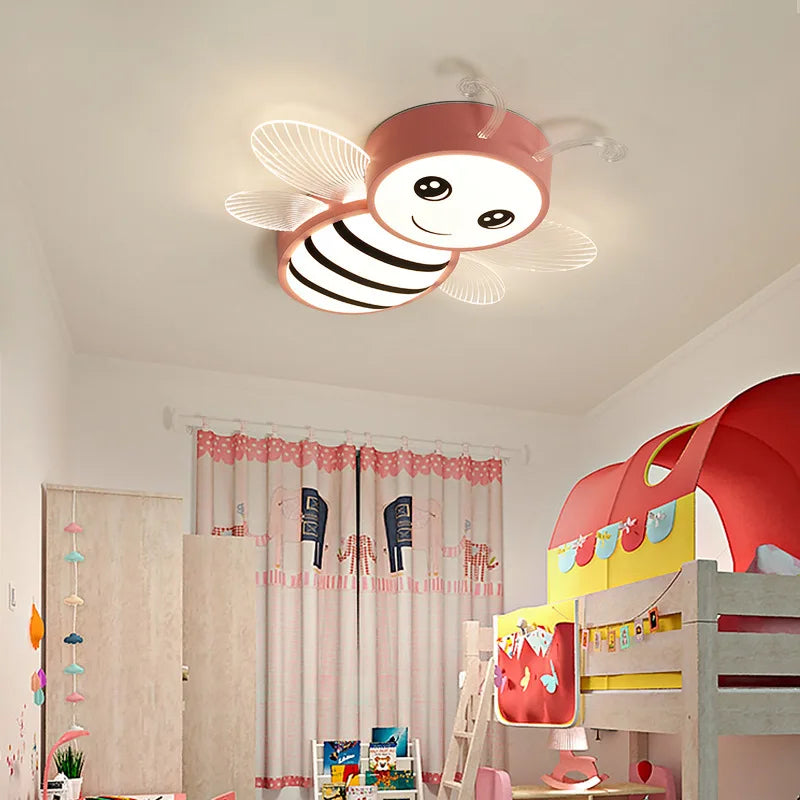 lampe led intelligente en forme d'abeille avec intensité réglable - vue 3 sur 9