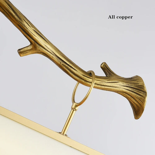 lustre moderne en cuivre design branche d'arbre décoratif intérieur - vue 3 sur 7