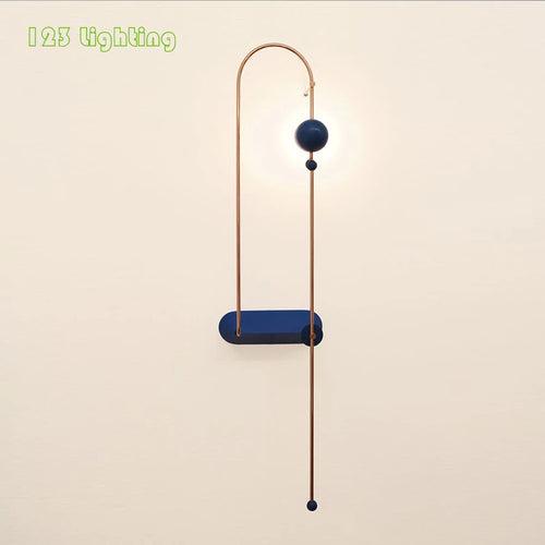 applique murale led en métal pour éclairage nordique moderne - vue 2 sur 10