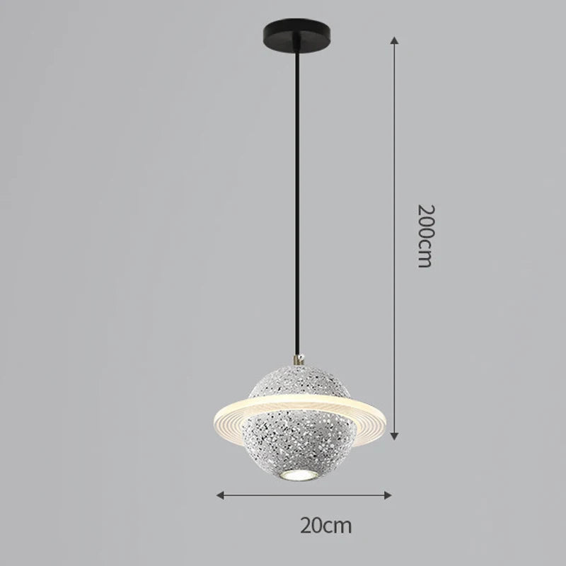 suspension en résine planet pour décoration intérieure moderne - vue 10 sur 18