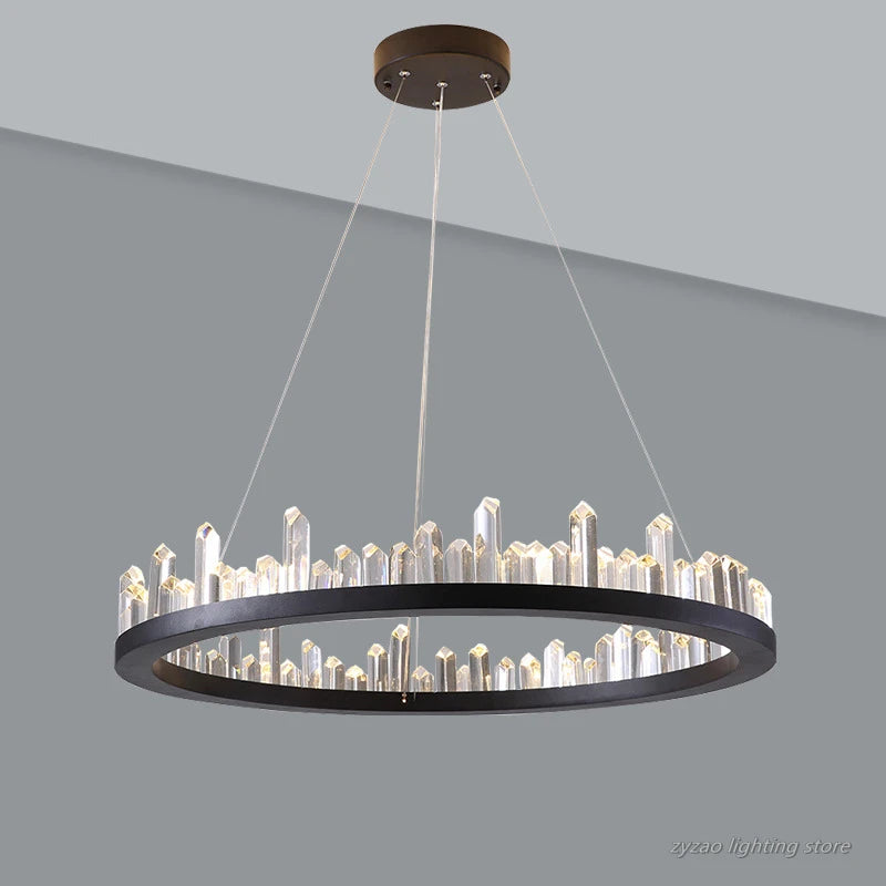 suspension en cristal moderne pour décoration intérieure élégante - vue 3 sur 10