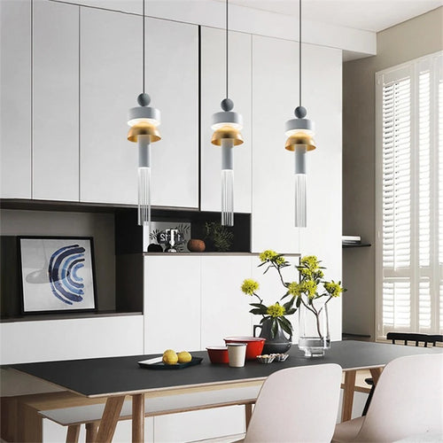 lustre moderne créatif d'art nordique pour bar et restaurant - vue 4 sur 11