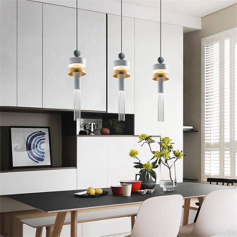 lustre moderne créatif d'art nordique pour bar et restaurant - vue 4 sur 11