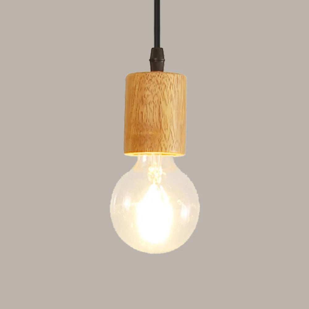 suspension Mengjay Vintage industriel rustique en bois - vue 10 sur 10