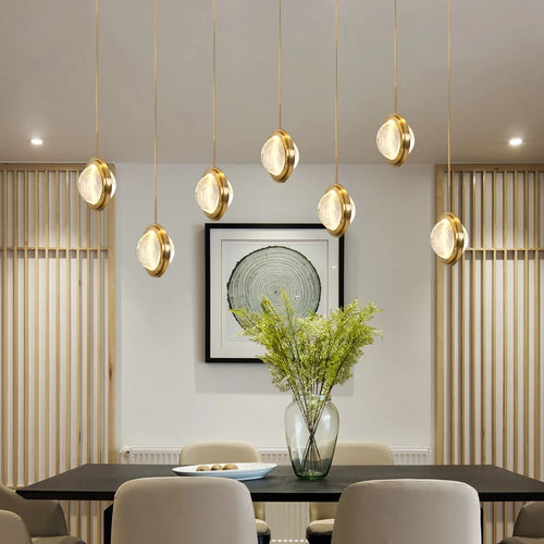 suspension en cristal moderne pour éclairage intérieur luxe - vue 5 sur 12