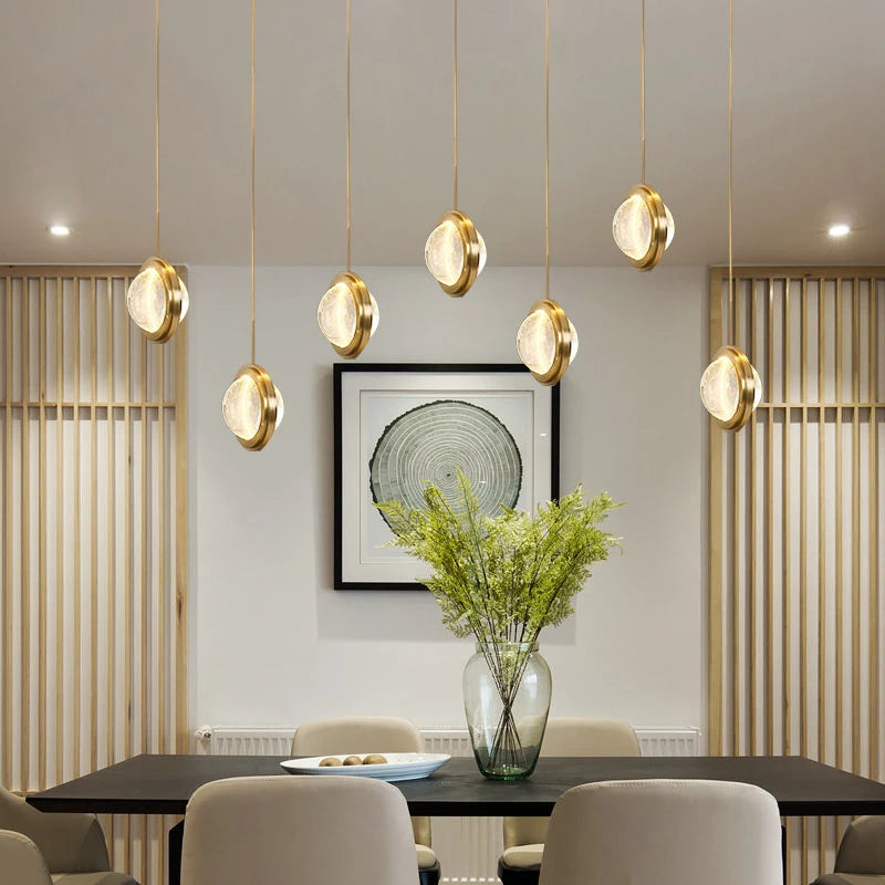 suspension en cristal moderne pour éclairage intérieur luxe - vue 5 sur 12