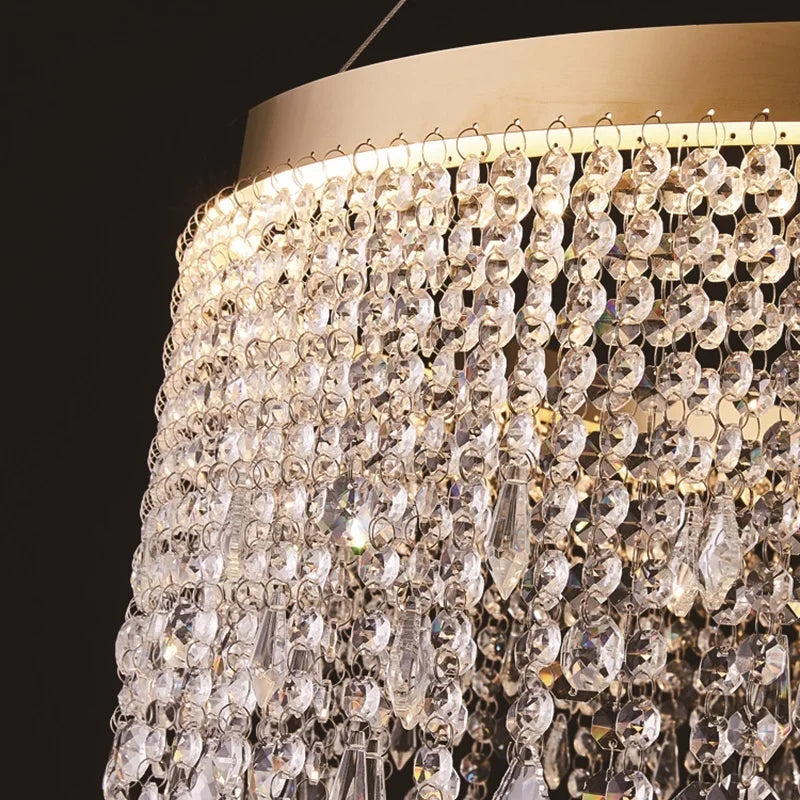 lustre en cristal postmoderne pour décoration intérieure élégante - vue 6 sur 13