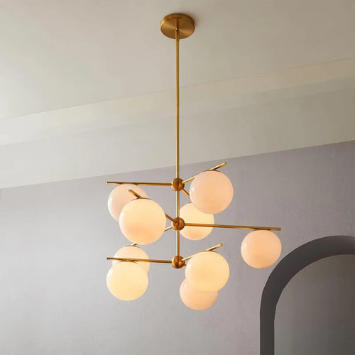 lustre led moderne décoratif nordique pour cuisine restaurant - vue 4 sur 8