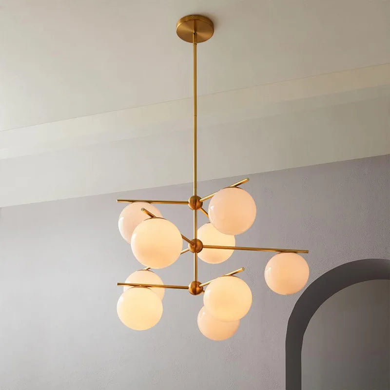 lustre led moderne décoratif nordique pour cuisine restaurant - vue 3 sur 8