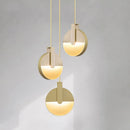 suspension en verre design créatif pour intérieur élégant