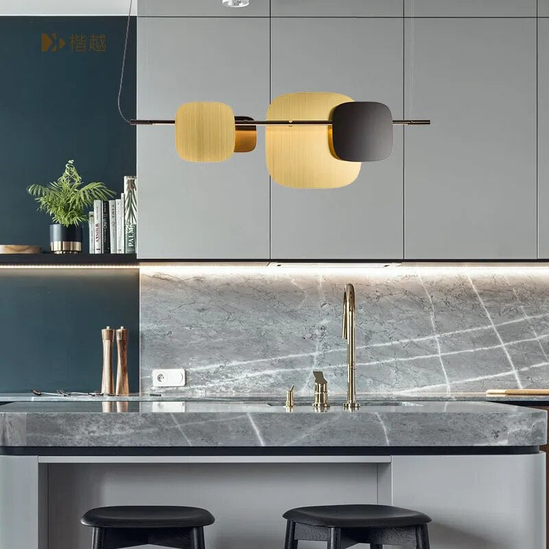 Lustre minimaliste post-moderne pour salle à manger - vue 4 sur 6