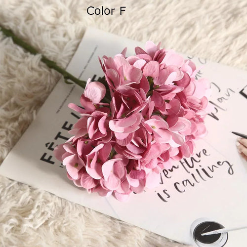 bouquet d'hortensia artificiel séché pour décoration de mariage - vue 9 sur 14