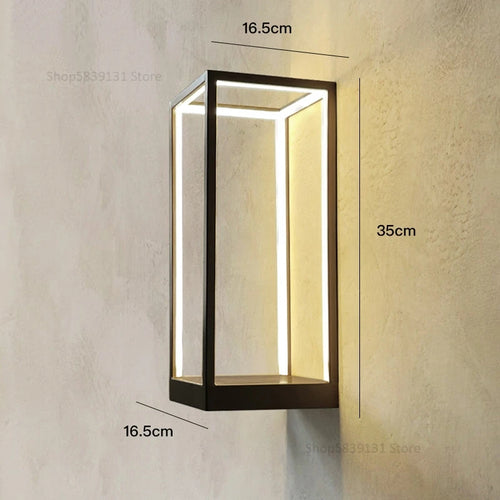 applique murale led moderne cube créatif décoration murale - vue 6 sur 7