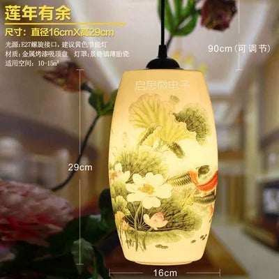Suspension chinoise en céramique - vue 31 sur 30
