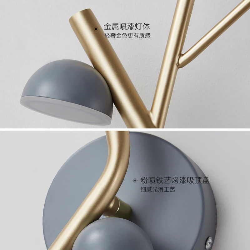 applique murale led moderne et créative pour intérieur décoratif - vue 4 sur 8