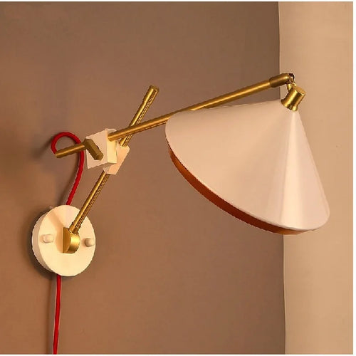 applique murale industrielle vintage réglable style loft et campagnard - vue 5 sur 6