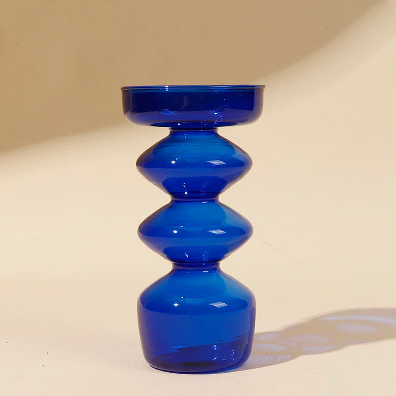 bougeoirs en verre pour décoration romantique et fêtes - vue 10 sur 14