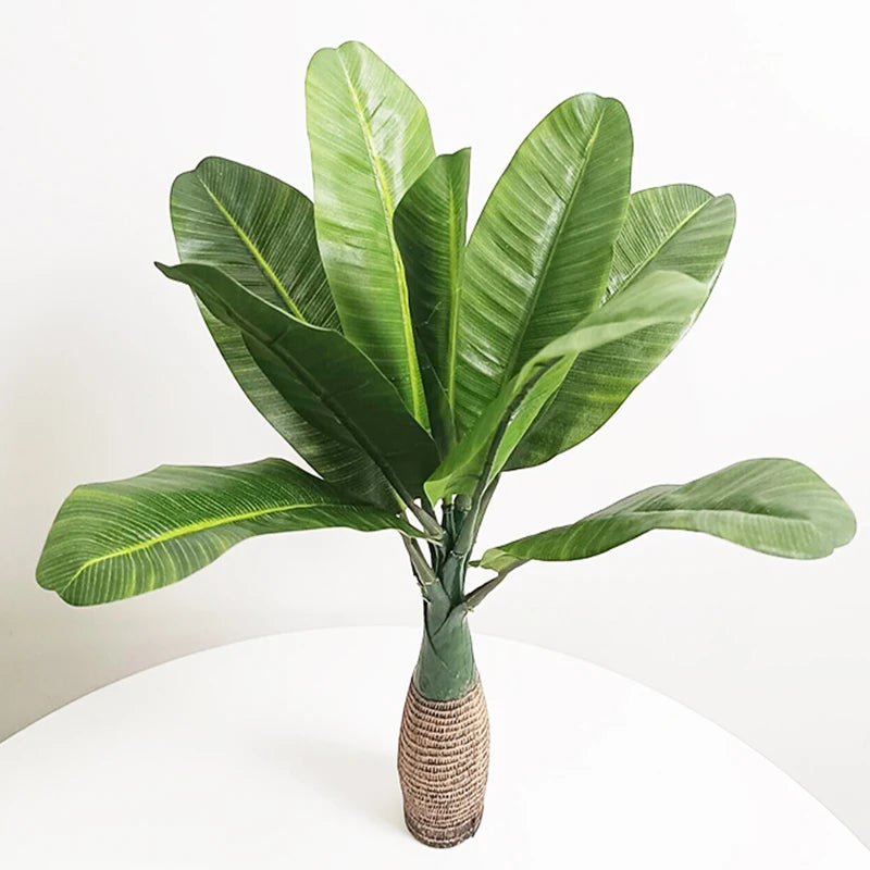 palmier artificiel monstera tropical pour décoration intérieure en pot - vue 1 sur 9