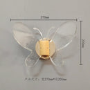 applique murale papillon en cristal moderne pour décoration intérieure